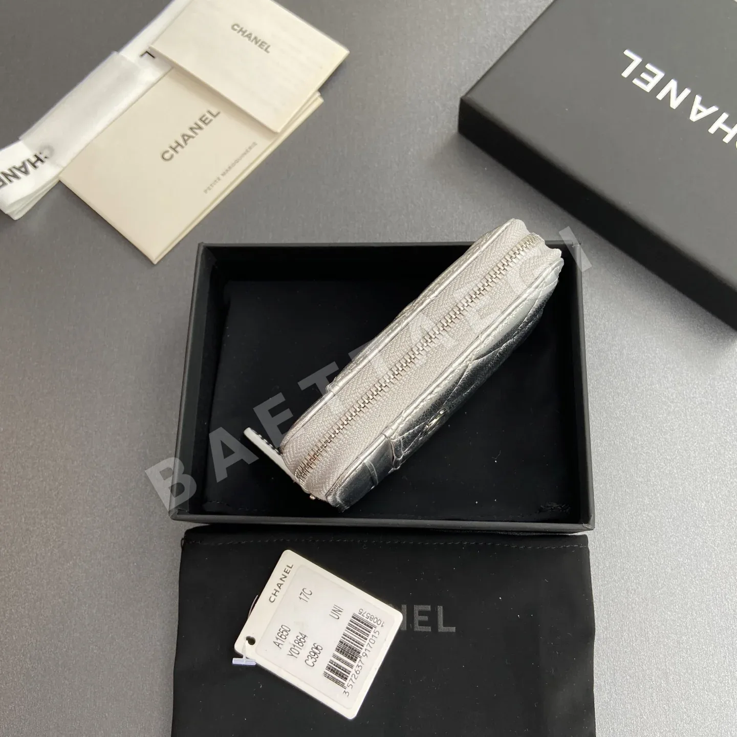 샤넬 지퍼 코인 카드 지갑 상세 이미지 3