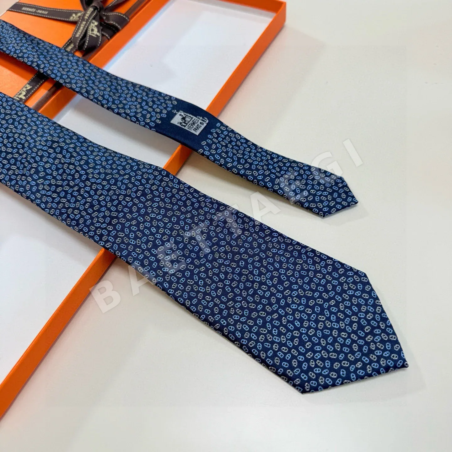 에르메스 트윌 실크 넥타이 상세 이미지 6