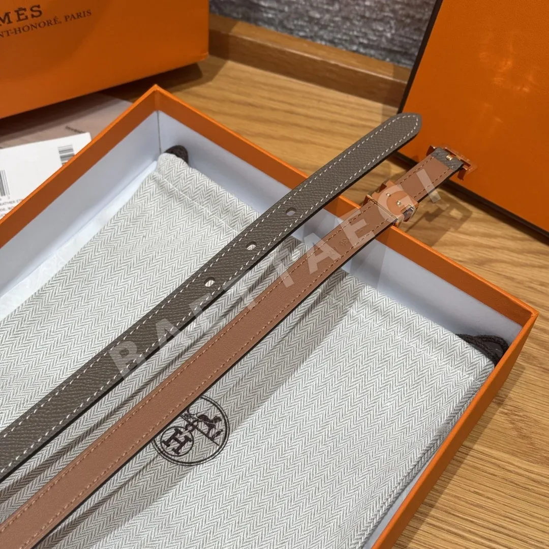 에르메스 Pop H 15mm 앱송 카프스킨 벨트 상세 이미지 10