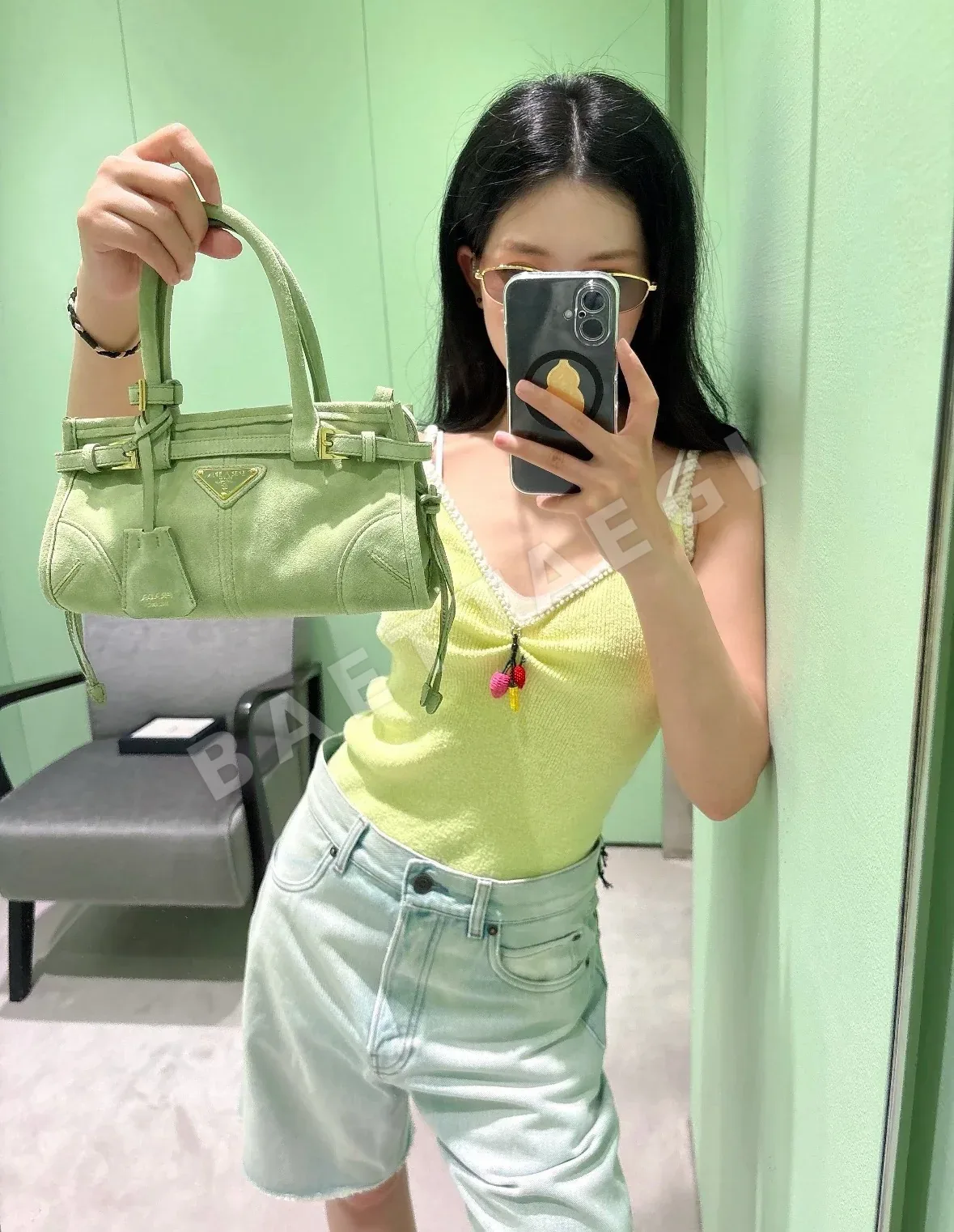 프라다 여성 반팔 티셔츠 상세 이미지 7