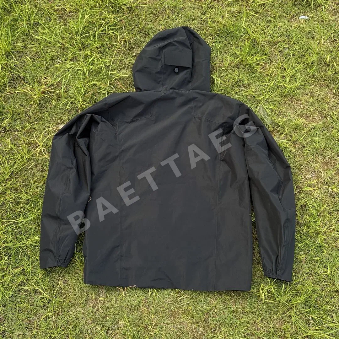 아크테릭스 [TZ] 솔라노 후디 쉘 자켓 후드 바람막이 블랙 실버 200163 Arc'teryx Solano Hoodie Shell Jacket 상세 이미지 14