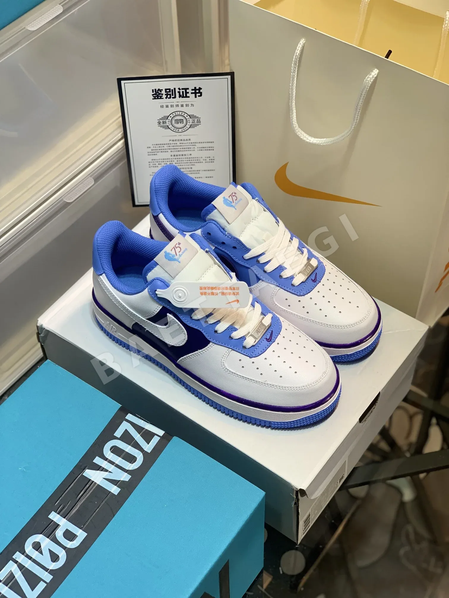 나이키포스 NBA 75 주년 기념 에어 포스 1 로우 농구화 상세 이미지 5