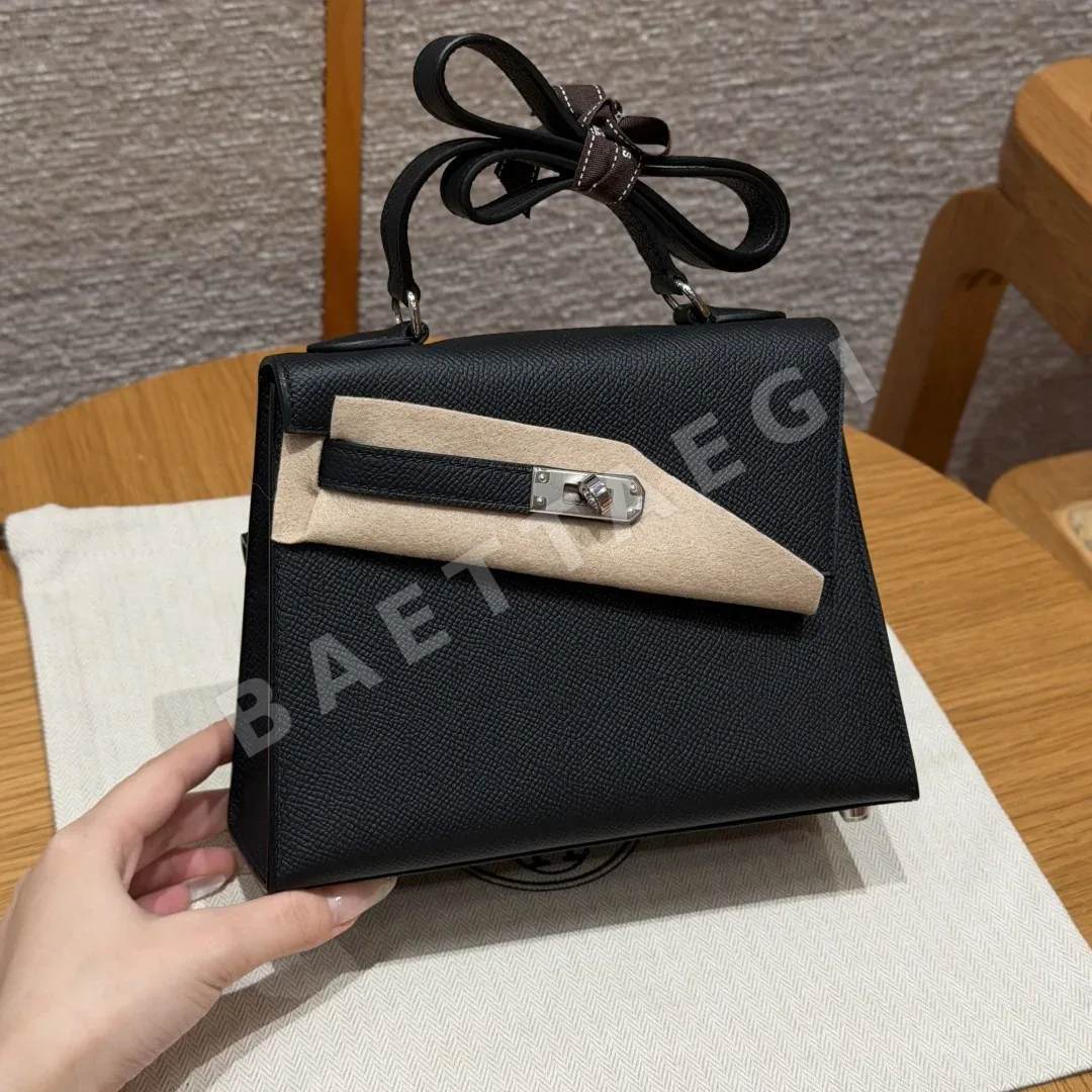에르메스 켈리 블랙 엡솜 가죽 지갑 192444