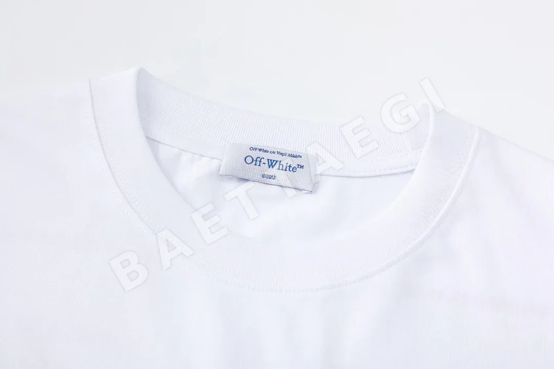 오프화이트 뉴 루즈핏 남성 반팔 티셔츠 상세 이미지 6