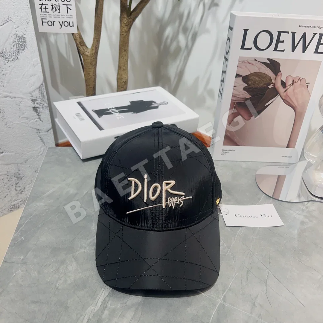 디올 D 로고 베이스볼 캡 78450