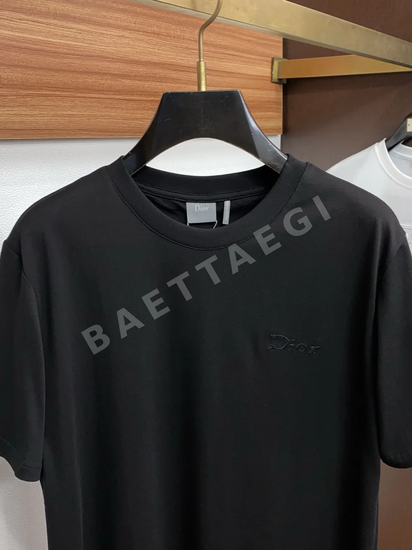 디올 크루넥 코튼 반팔 티셔츠 상세 이미지 2