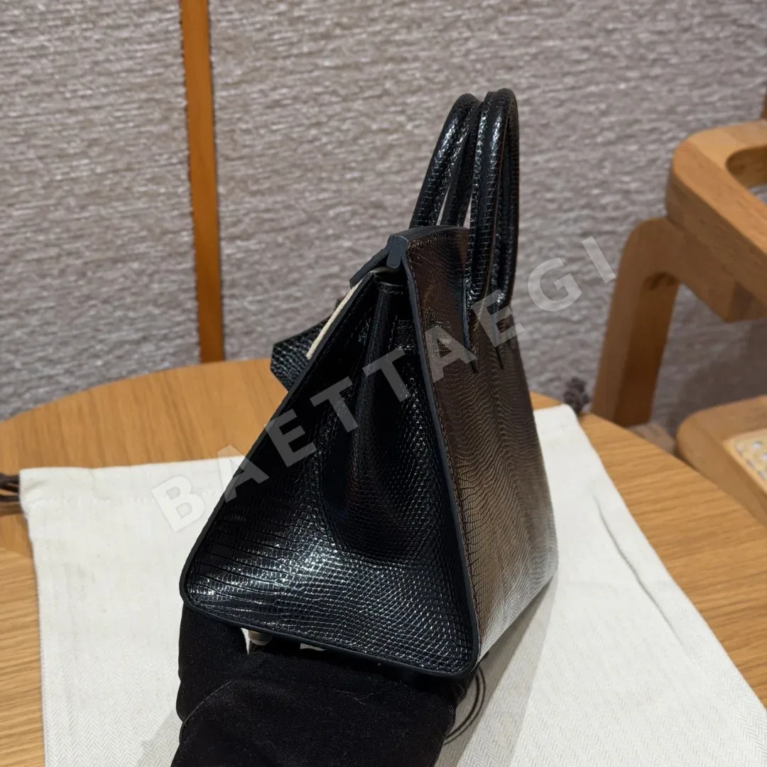 에르메스 도마뱀 가죽 버킨 가방 상세 이미지 4