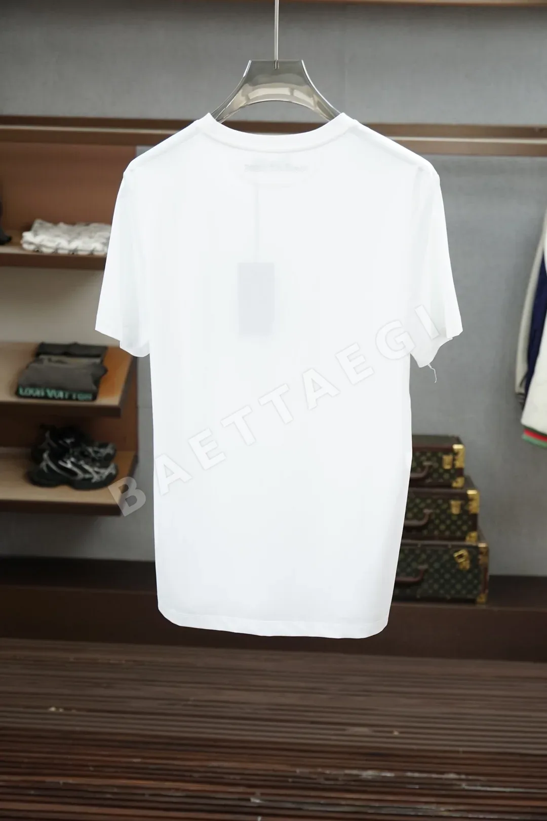 스테파노리치 라인스톤 로고 크루넥 반팔 티셔츠 상세 이미지 3