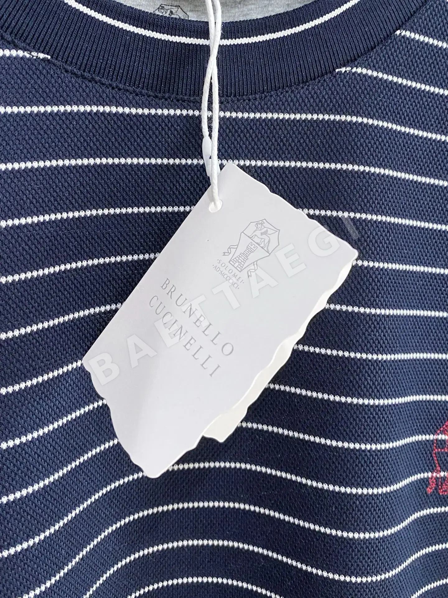 브루넬로쿠치넬리 남성 린넨 반팔 티셔츠 상세 이미지 6