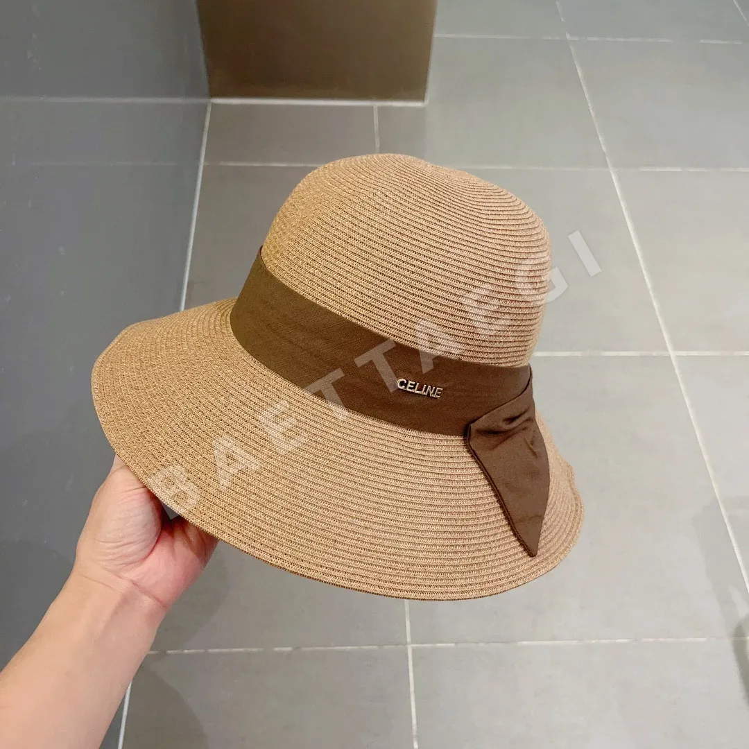 셀린느 파피루스 밀짚 접이식 모자 상세 이미지 9