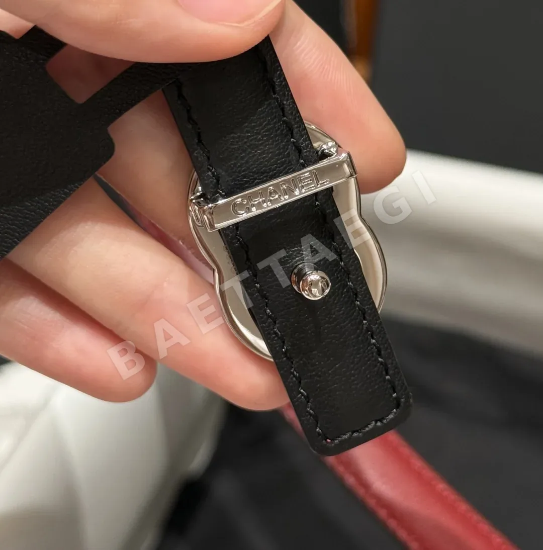 샤넬 더블 C 버클 양면 가죽 벨트 상세 이미지 7