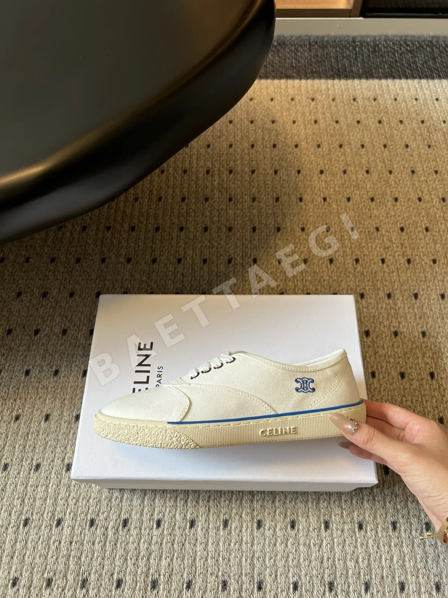 셀린느 레트로 캔버스 캐주얼 스니커즈 상세 이미지 5