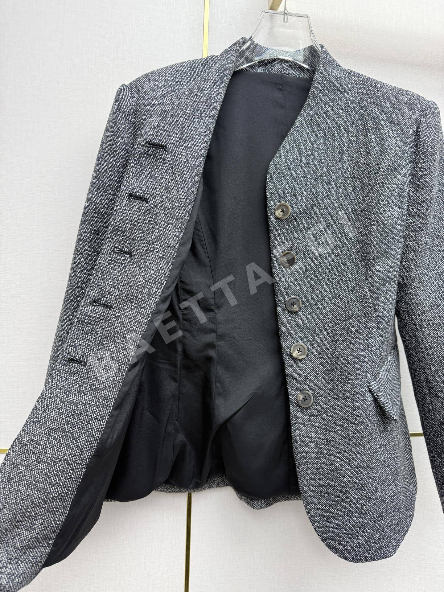 발망 V넥 노카라 울 자켓 상세 이미지 8