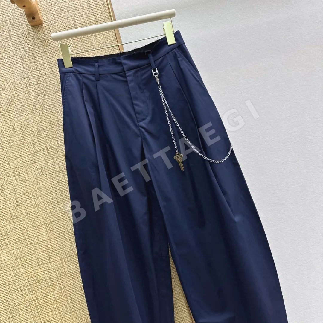 알렉산더왕 네이비 카고 와이드 레그 여성 바지 상세 이미지 3