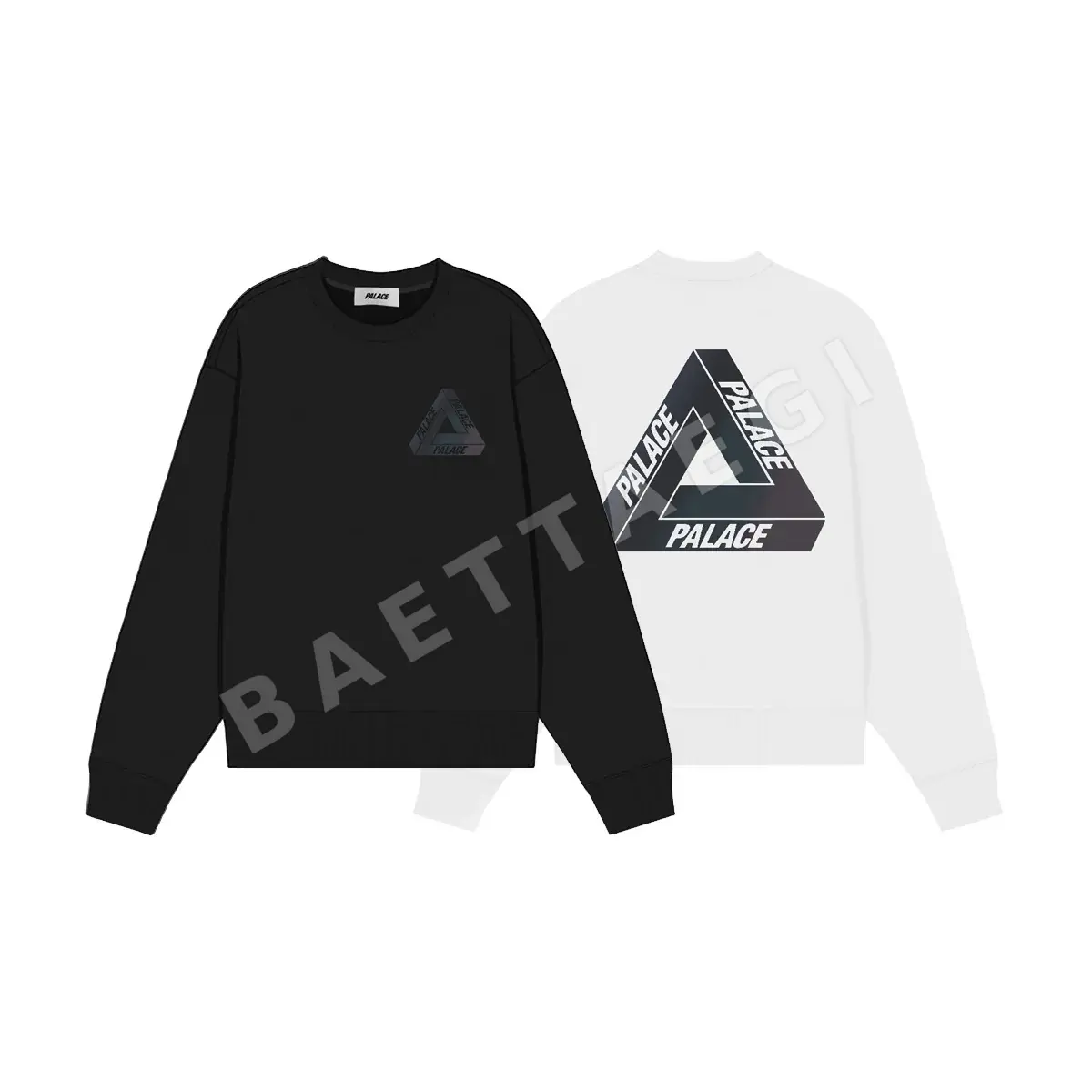 팔라스 3D 반사 레이저 로고 크루넥 긴팔 맨투맨 89770