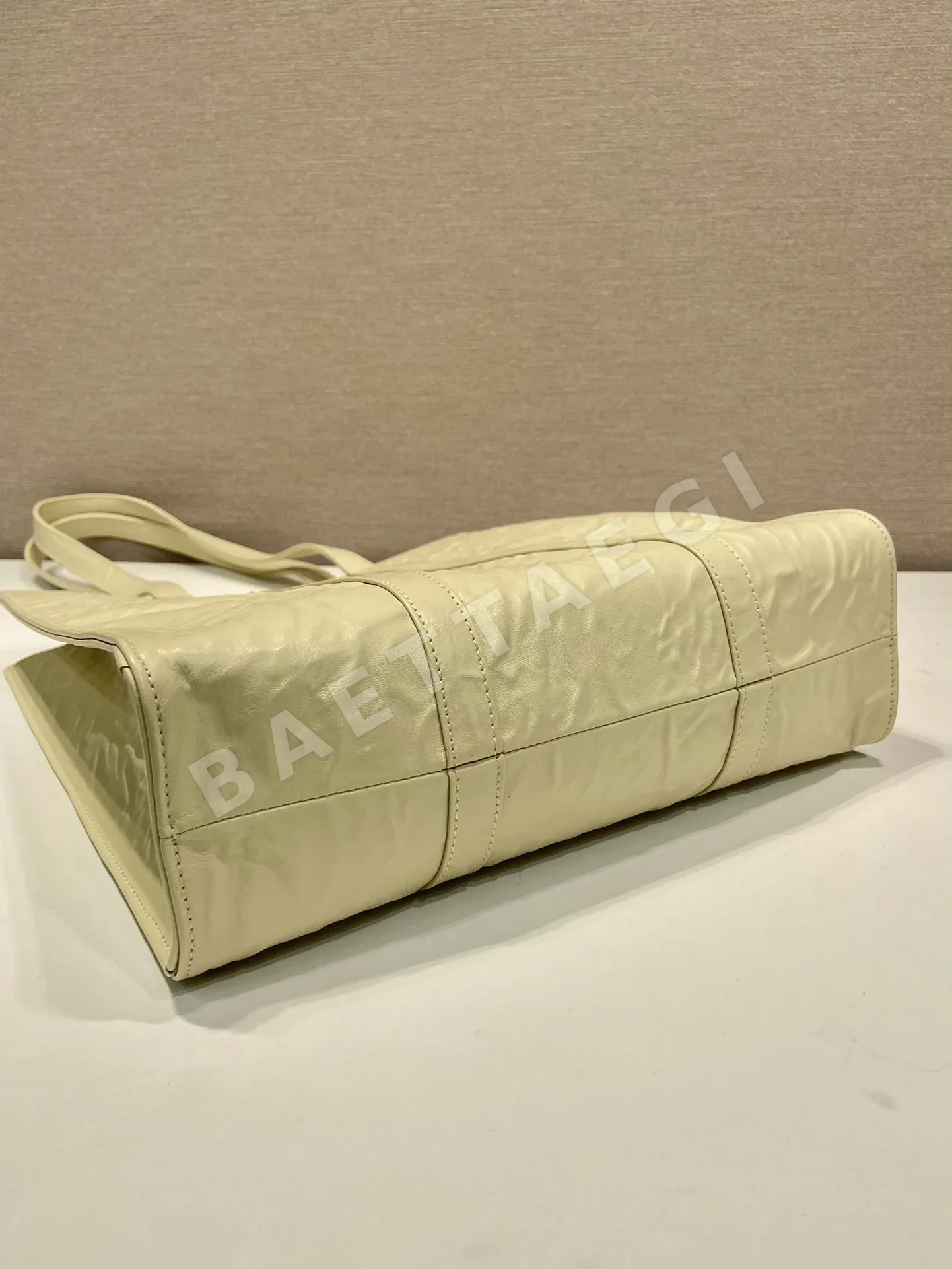 프라다 램스킨 플리츠 토트백 1BG459 상세 이미지 7