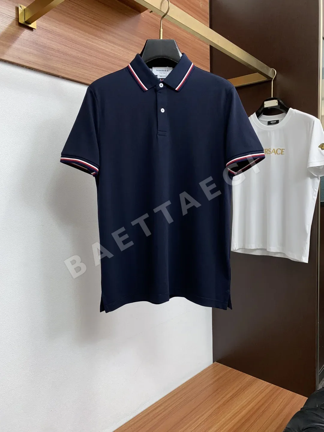 톰브라운 남성 라펠 비즈니스 폴로셔츠 반팔 148331