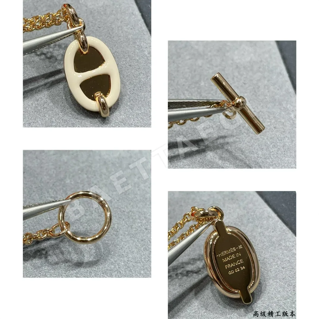 에르메스 골드 그라데이션 미니마이용 목걸이 상세 이미지 8