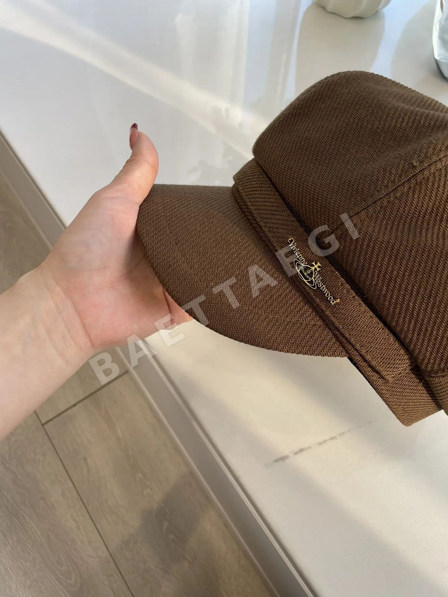 비비안웨스트우드 팔각형 베레모 모자 상세 이미지 8