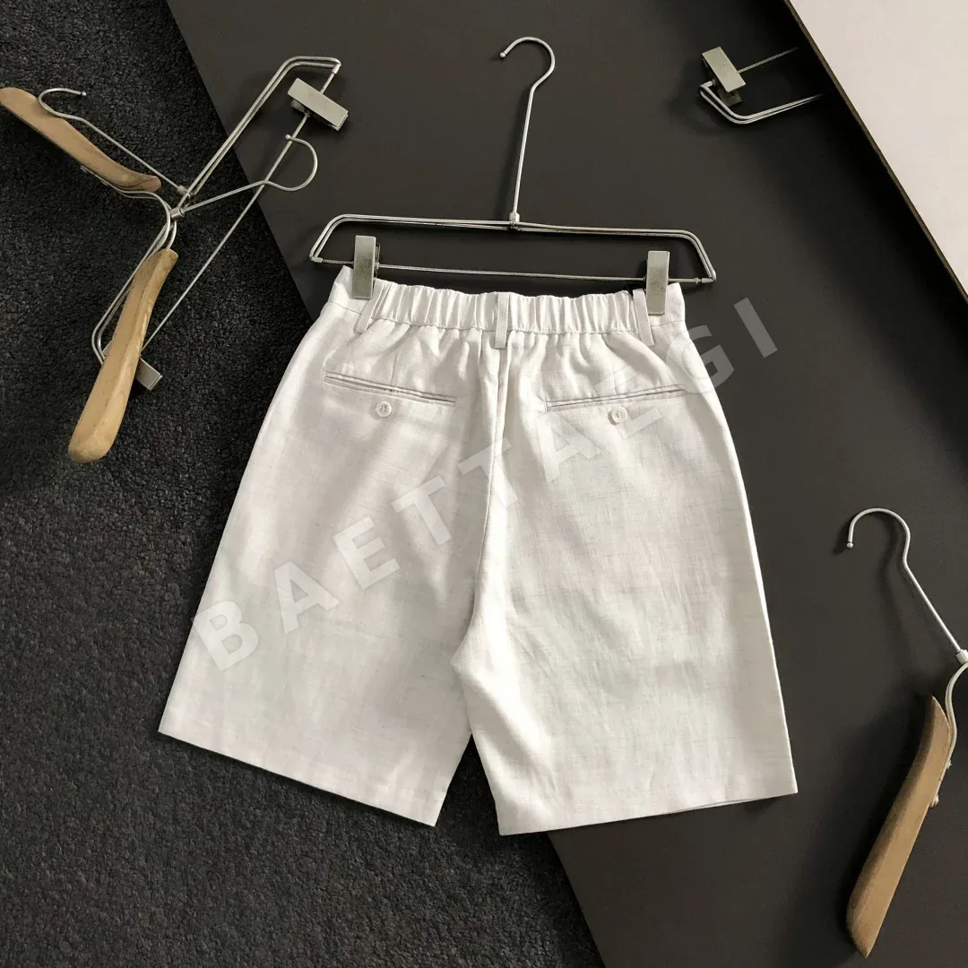 브루넬로쿠치넬리 실크 린넨 남성 반바지 상세 이미지 5