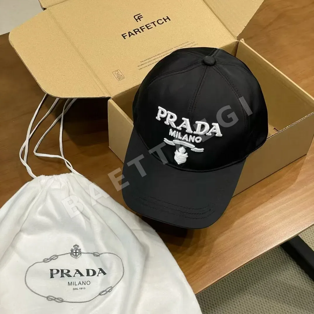 프라다 자수 야구모자 상세 이미지 2
