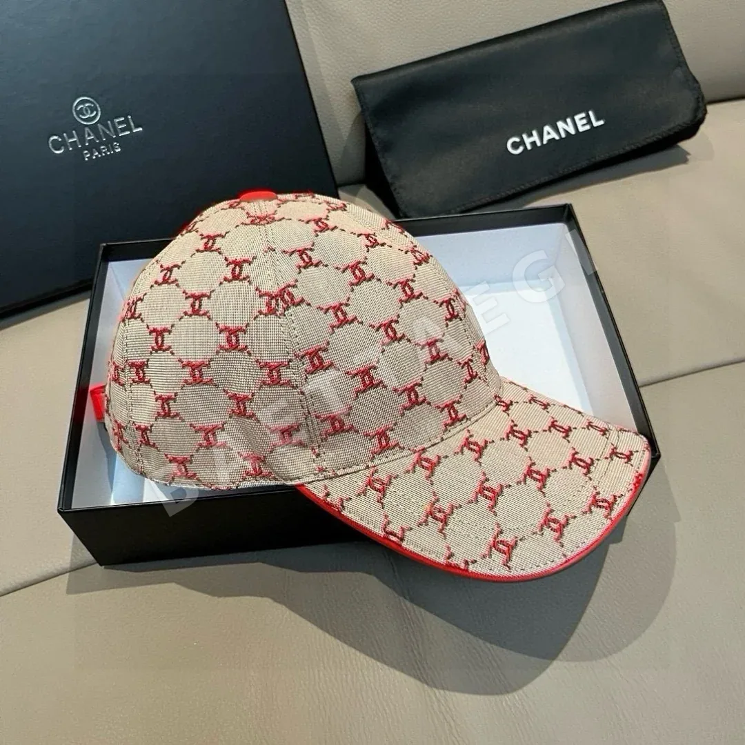 샤넬 더블 C 자카드 캡 상세 이미지 4