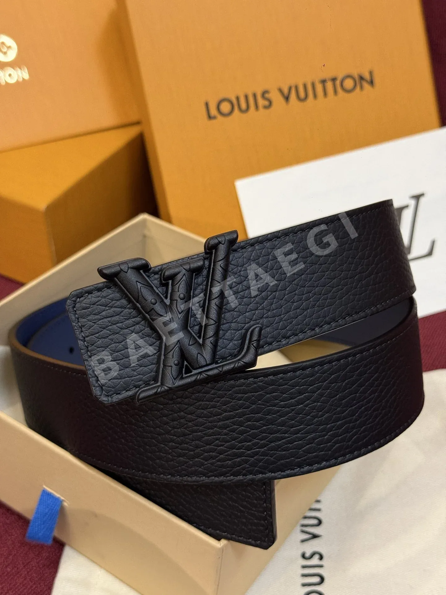 루이비통 다미에 LV 리버시블 벨트 상세 이미지 6