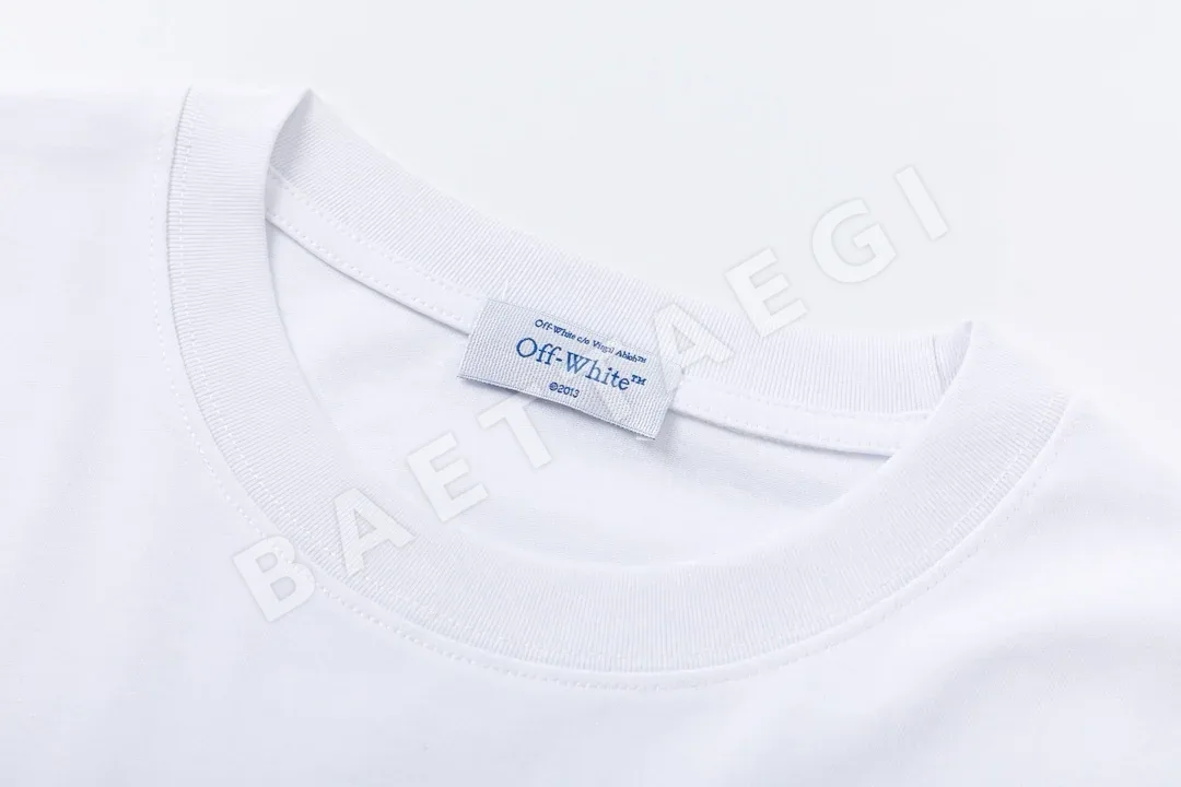 오프화이트 뉴 루즈핏 남성 반팔 티셔츠 상세 이미지 7