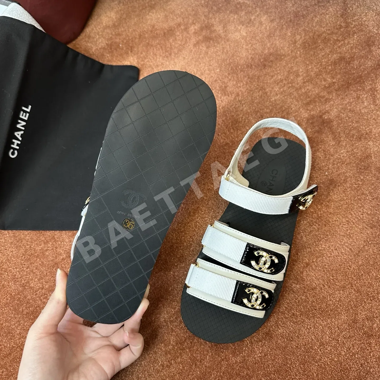 샤넬 벨크로 샌들 3583 상세 이미지 4