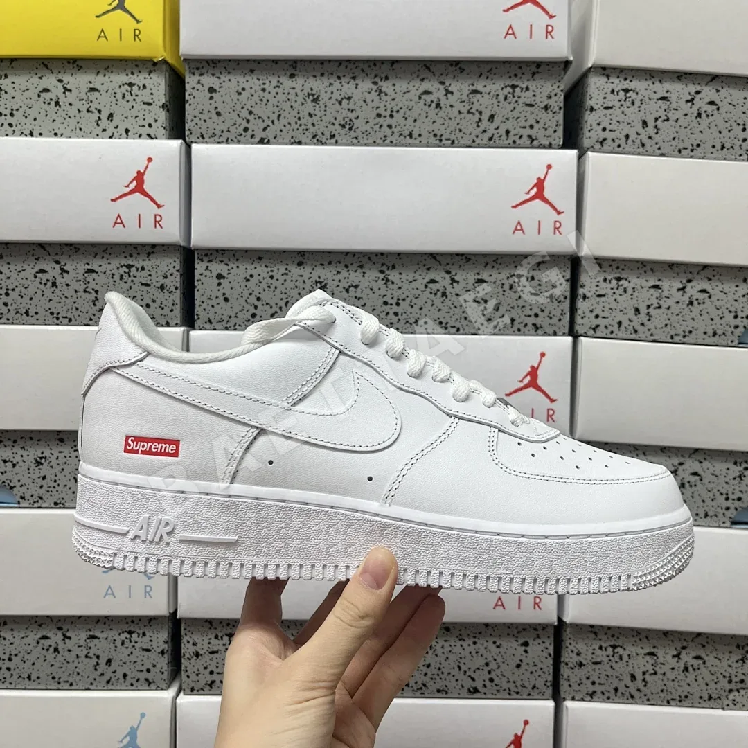 나이키 [GX] 에어 포스 1 로우 CU9225-100 201206 Nike Air Force 1 Low Supreme White Sup 상세 이미지 9