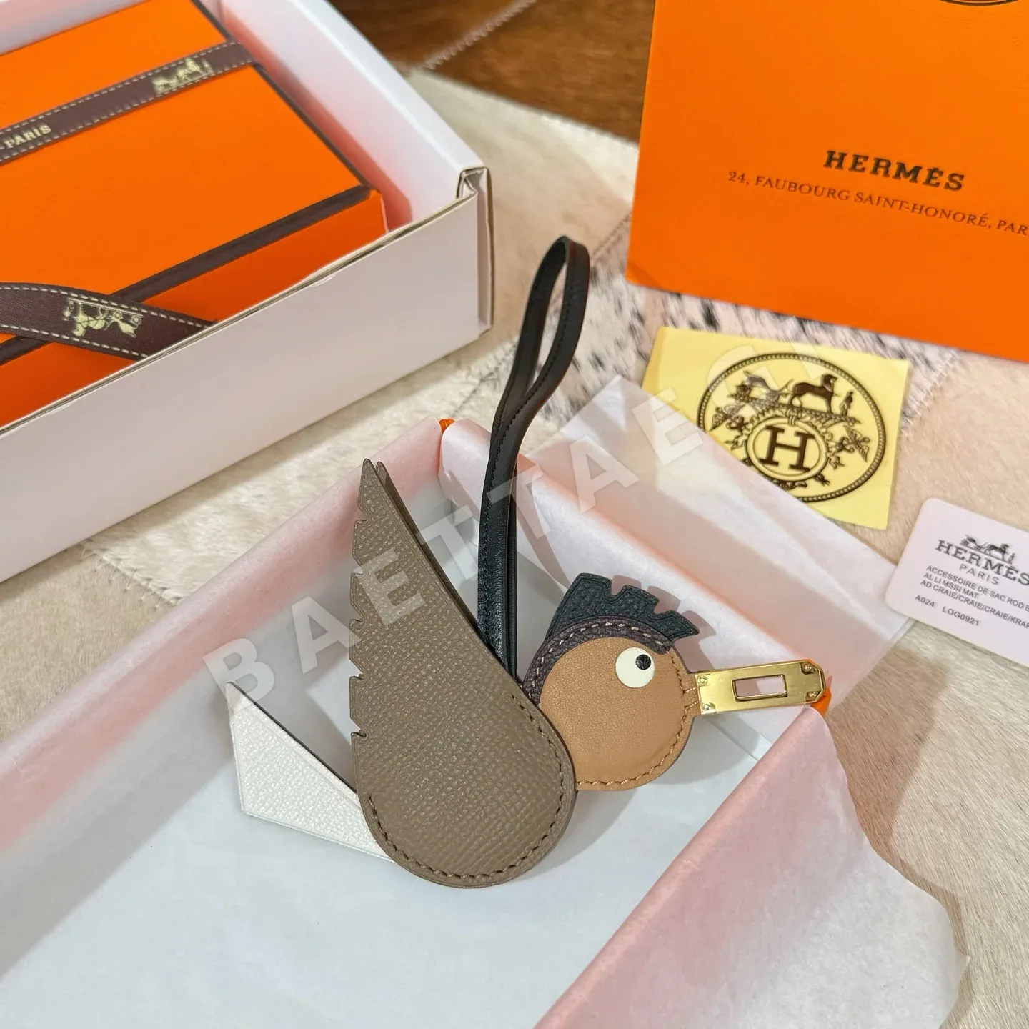 에르메스 버드 참 키링 124419