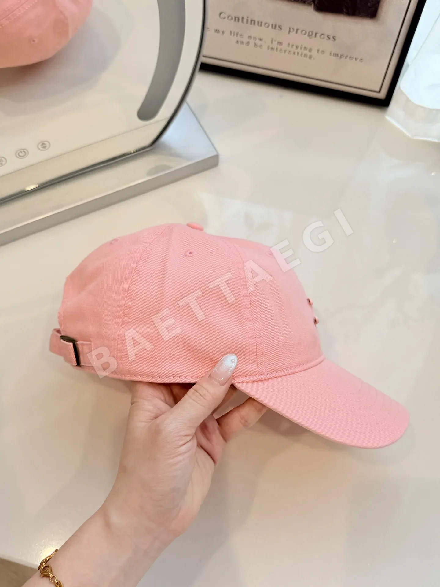 셀린느 코튼 키릴 문자가미 베이스볼캡 상세 이미지 6