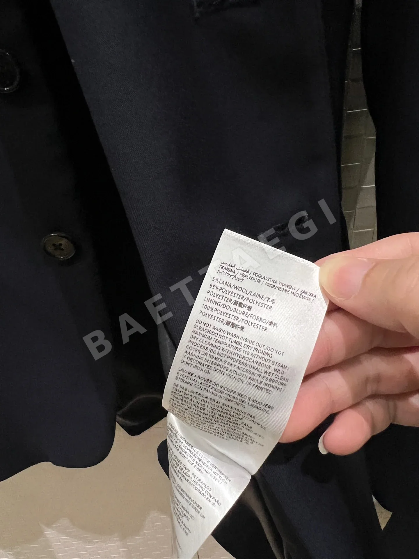 질샌더 울 V넥 블레이저 와이드 팬츠 세트 상세 이미지 10