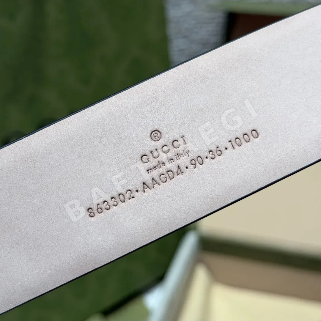 구찌 인터로킹 G 가죽 벨트 40mm 상세 이미지 7