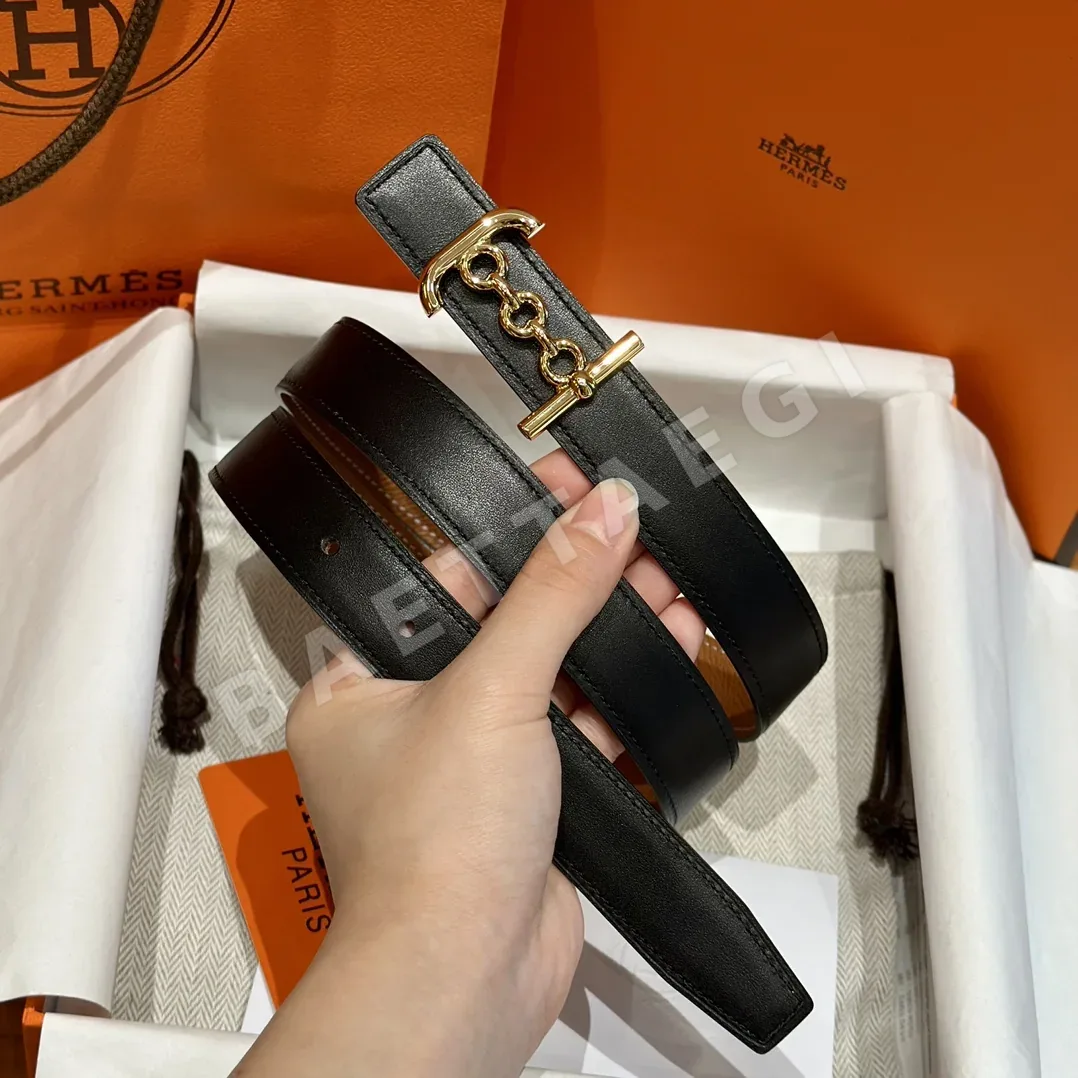 에르메스 H 버클 양면 가죽 벨트 상세 이미지 8