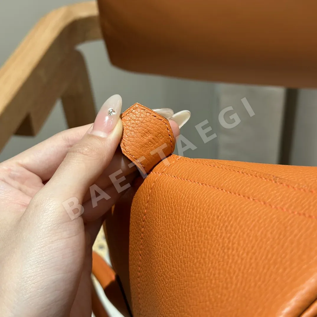 에르메스 볼리드 31 cm 오렌지 토고 가방 상세 이미지 7