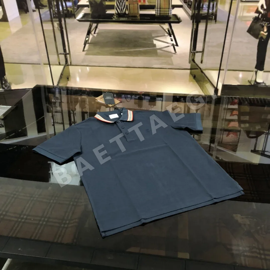 버버리 턴카라 반팔 폴로셔츠 상세 이미지 3