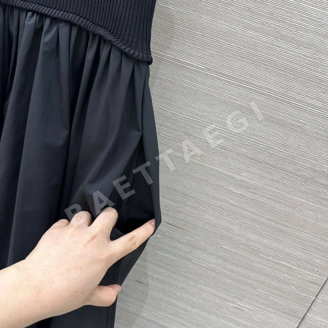 짐머만 니트 패치워크 포플린 A라인 여성 원피스 상세 이미지 7