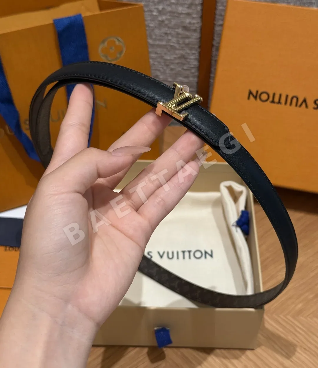 루이비통 미니 15mm 리버시블 벨트 상세 이미지 3