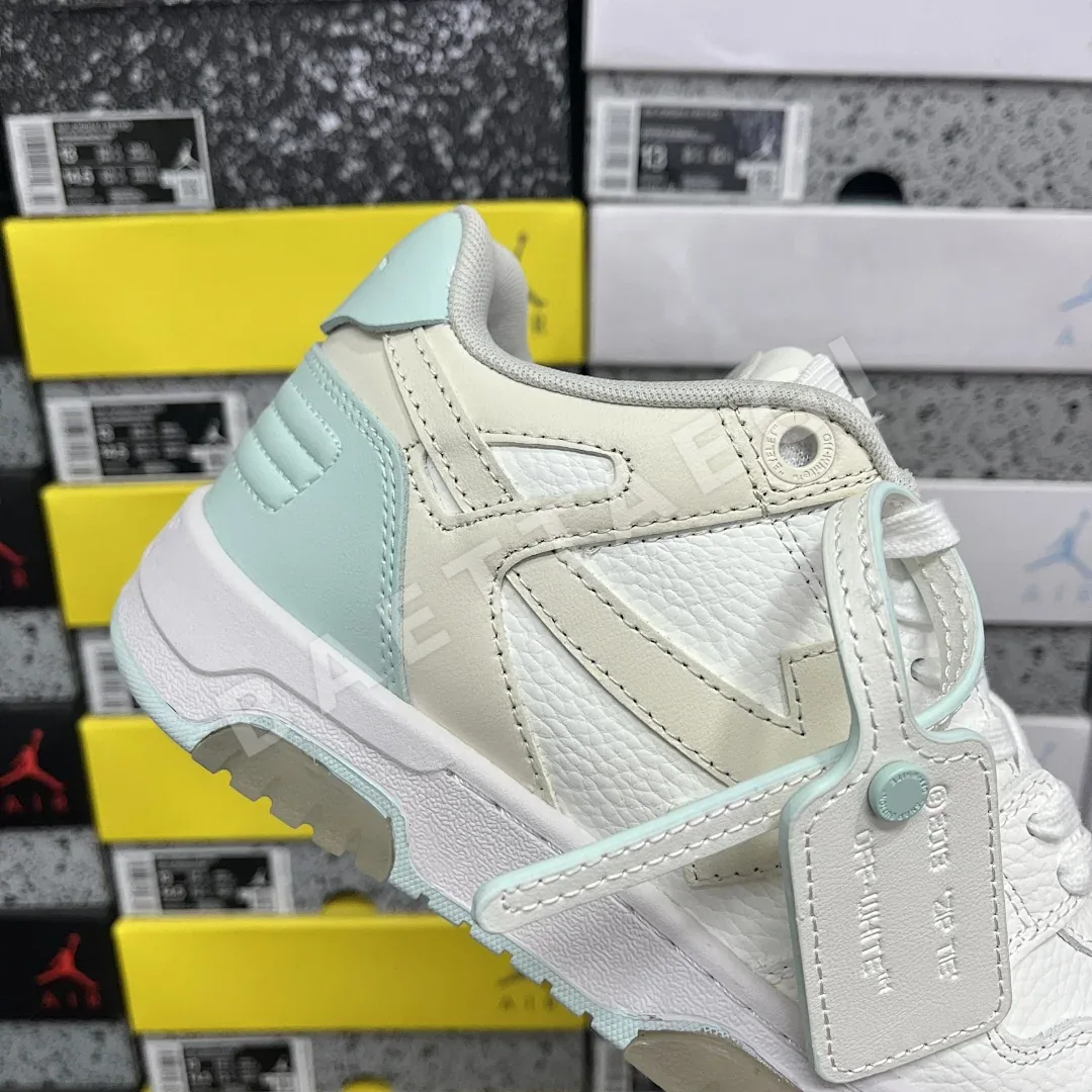 오프화이트 아웃 오브 오피스 OOO 로우 탑스 아이보리 블루 202404 Off White Out Of Office OOO Low Tops 상세 이미지 7