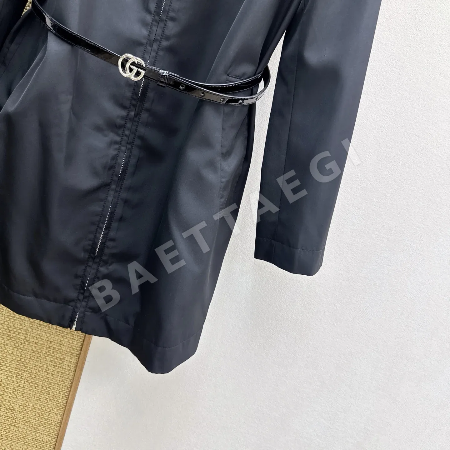 구찌 나일론 A라인 스탠드카라 여성 자켓 상세 이미지 6