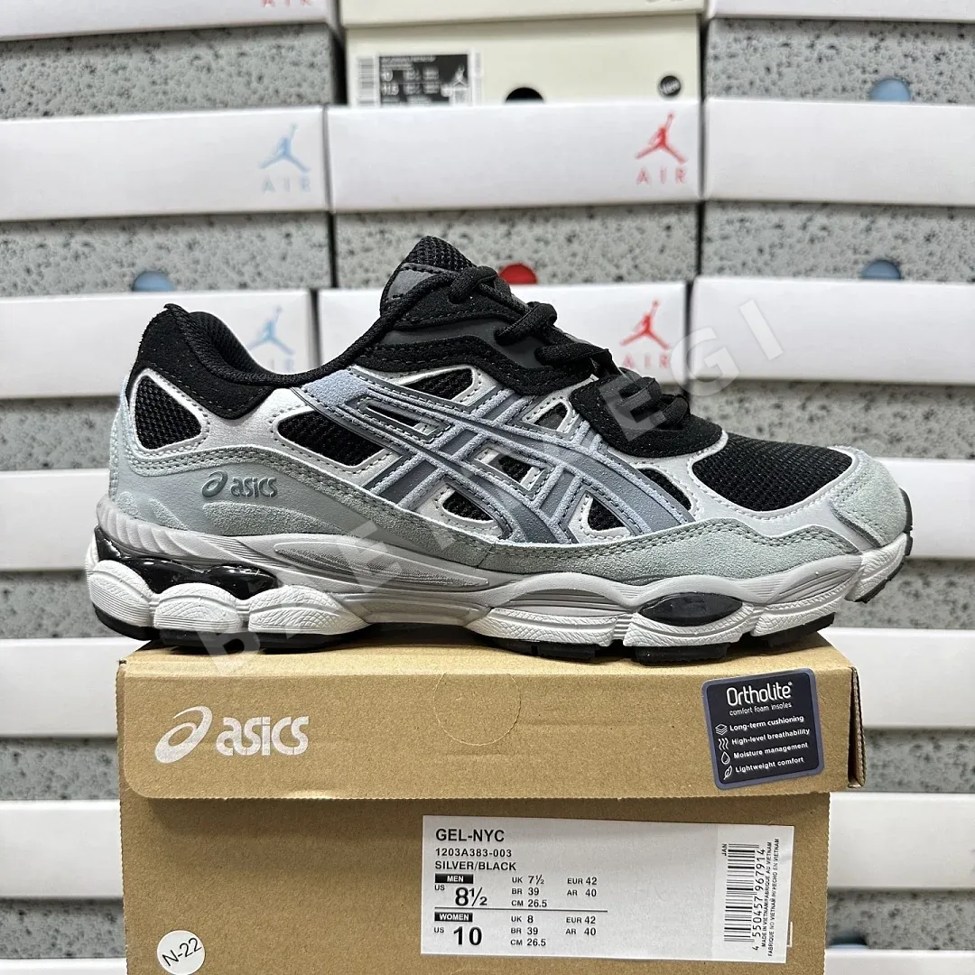 아식스 [WZ] 젤 NYC 1203A383-003 200381 Asics Gel-NYC Black Fjord Grey