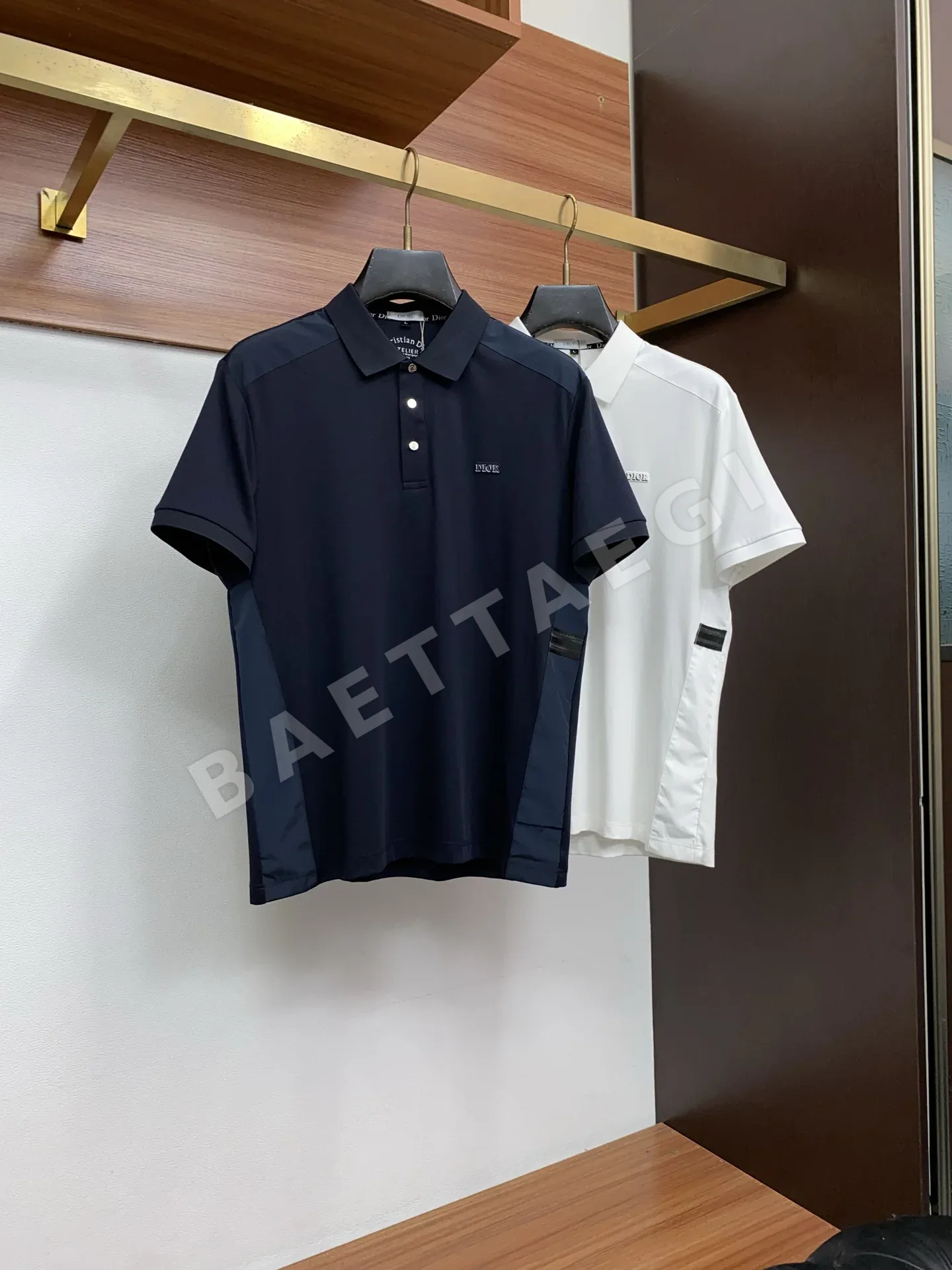 디올 비즈니스 캐주얼 남성 반팔 폴로셔츠 상세 이미지 9