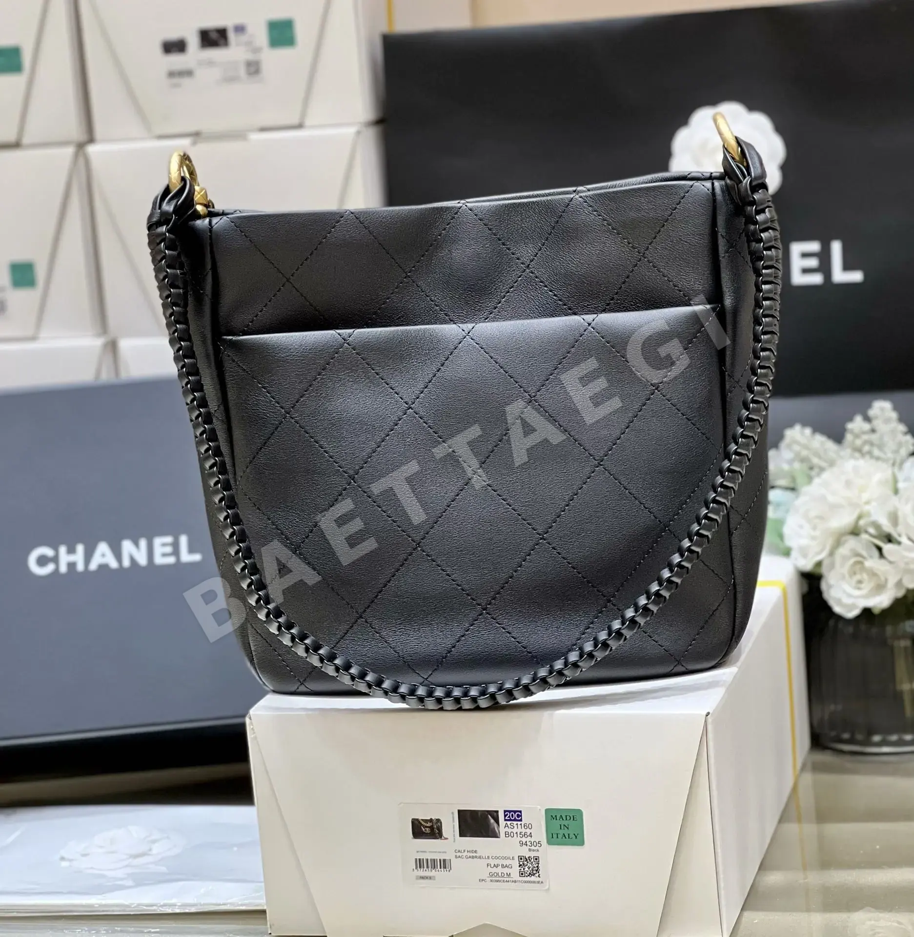 샤넬 히피 스타일 직조 숄더백 AS4210 상세 이미지 5