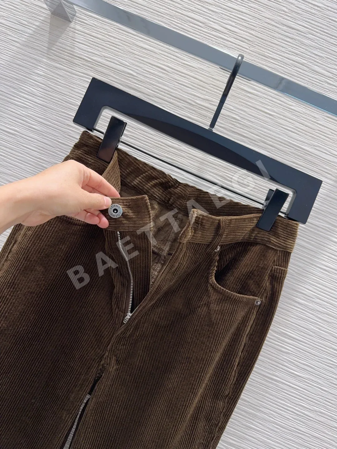 로에베 빈티지 시크 여성 바지 상세 이미지 5