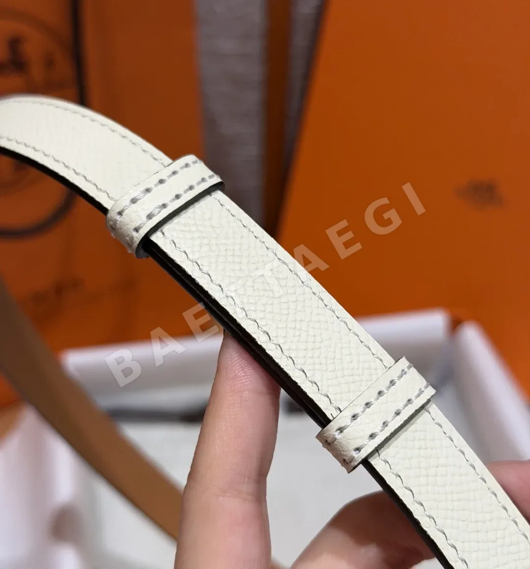 에르메스 H 버클 엡솜 카프스킨 벨트 상세 이미지 6