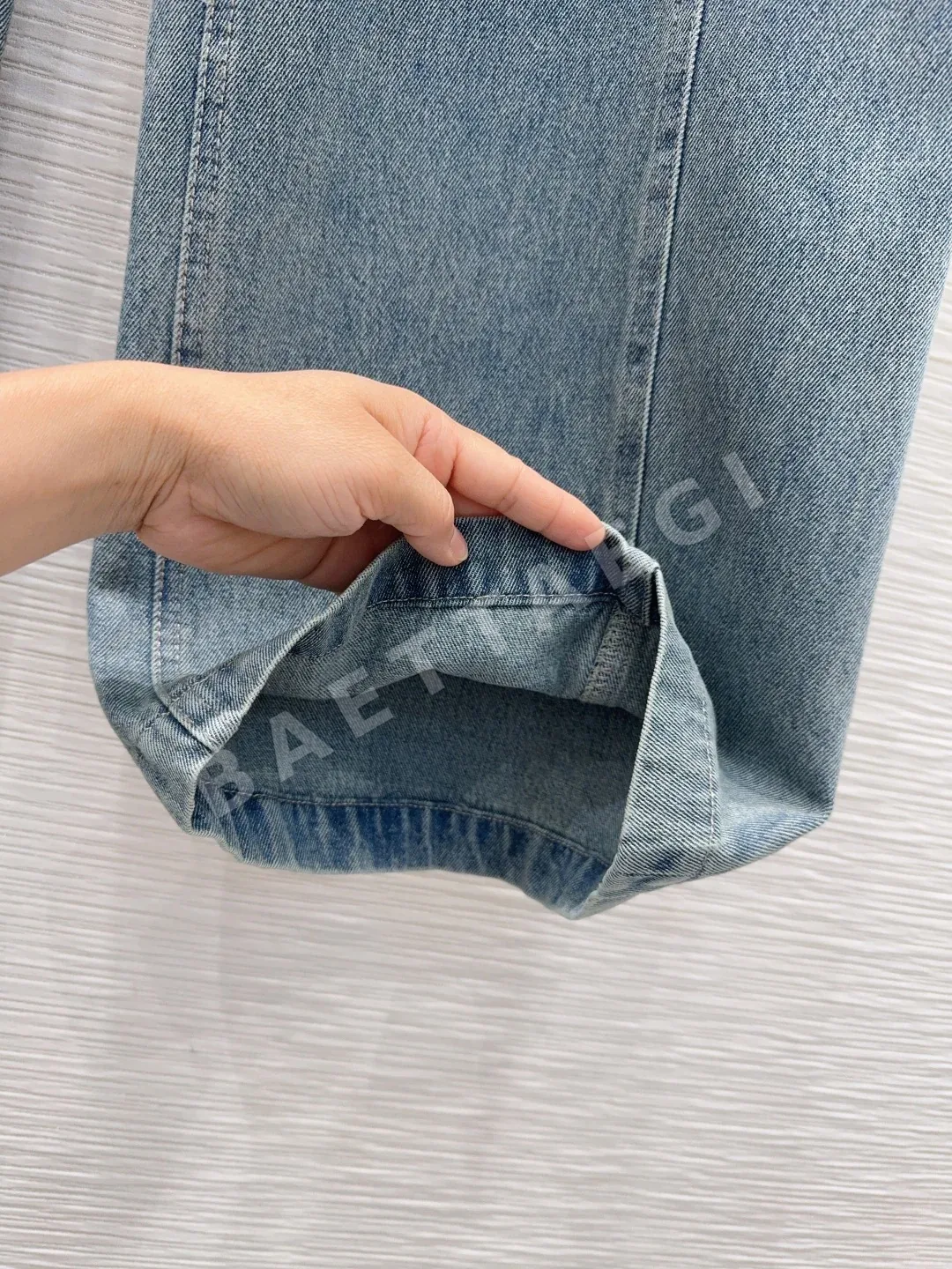 디올 데님 여성 바지 상세 이미지 5