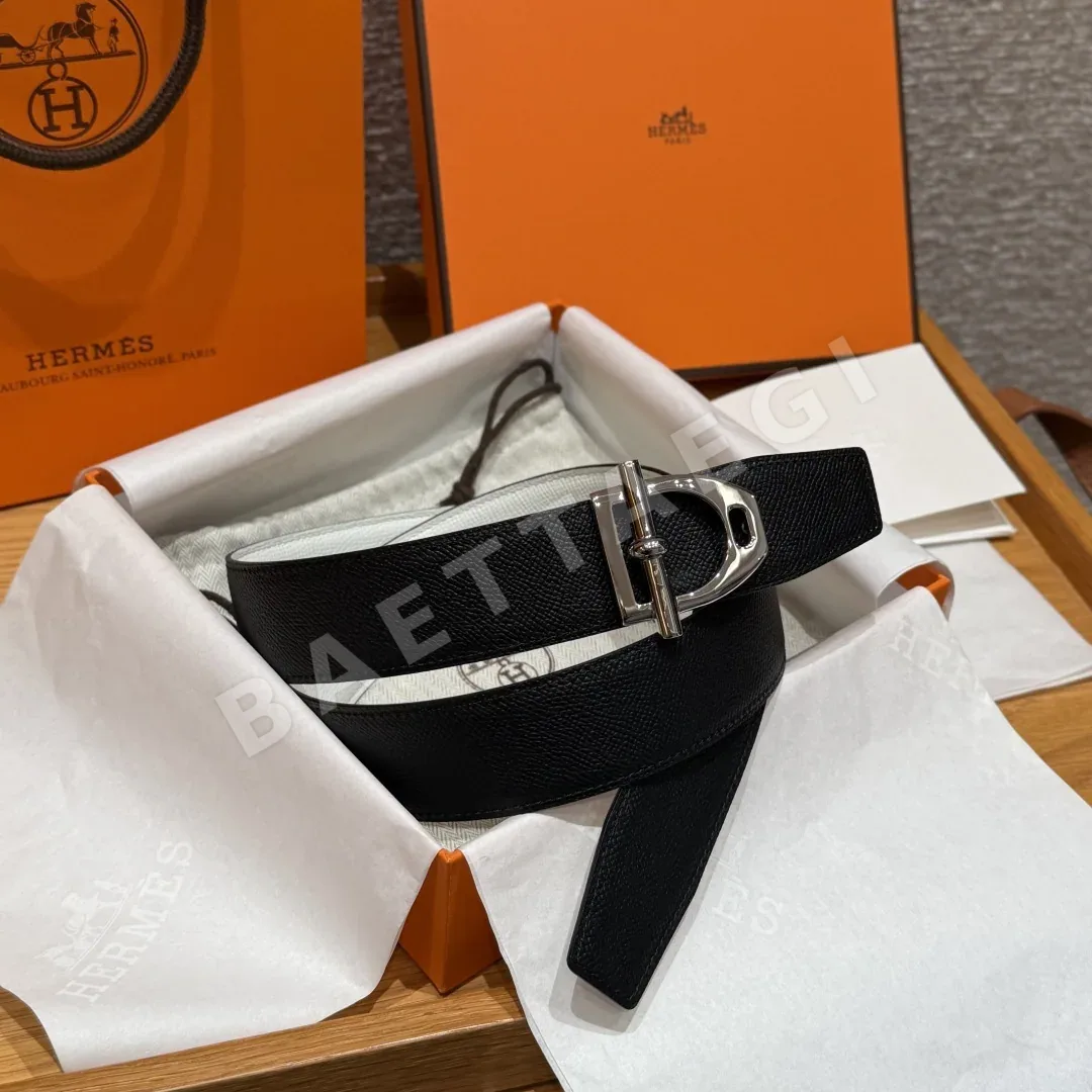 에르메스 앱송 가죽 리버시블 남성 벨트 상세 이미지 3