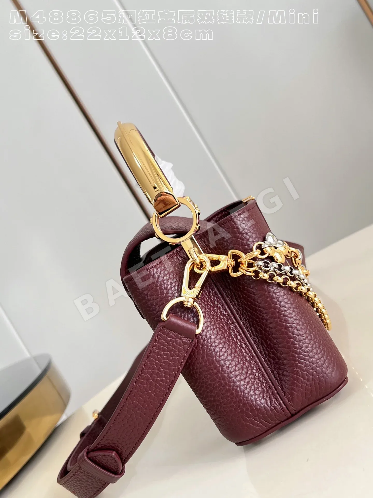루이비통 미니 카푸신 핸드백 M48865 상세 이미지 3