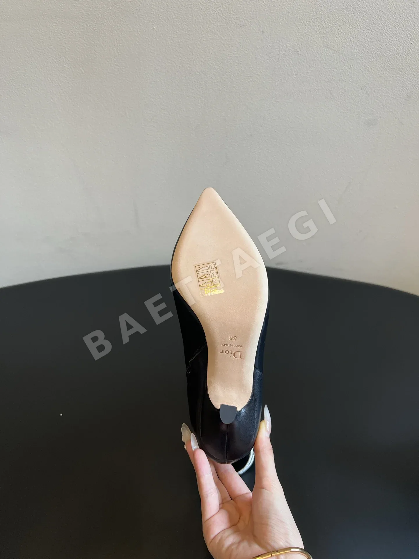 디올 부츠 시프스킨 리본 랩어라운드 웨빙 상세 이미지 5